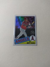 2020 Topps Chrome Baseball #85C-44 -35th Anniversary 1985 Topps Matt Thaiss (RC)