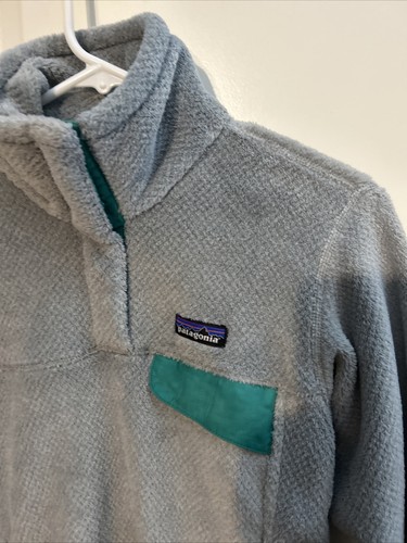 Patagonia Retool T-Snap Grey Fleece Jacket Pullover Sweater Small - Picture 3 of 7