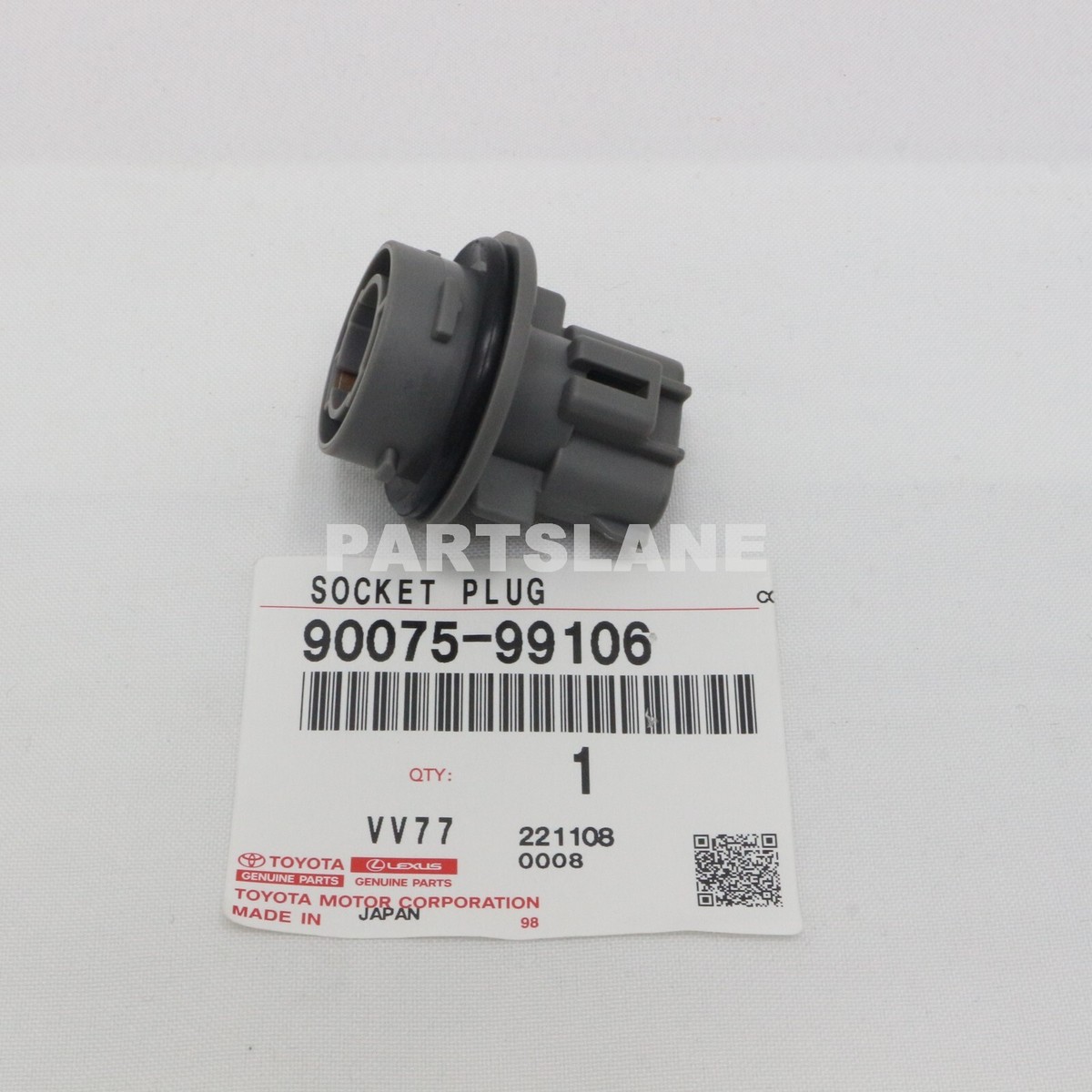90075-99106 Toyota OEM Genuine PLUG ASSY, FRONT TURN SIGNAL LAMP