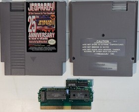 Jeopardy 25th Anniversary Edition Nintendo NES Clean & Tested Working