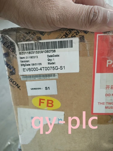 EV6000-4T0075G EMERSON Inverter Original Genuine Fast Shipping UPS or DHL
