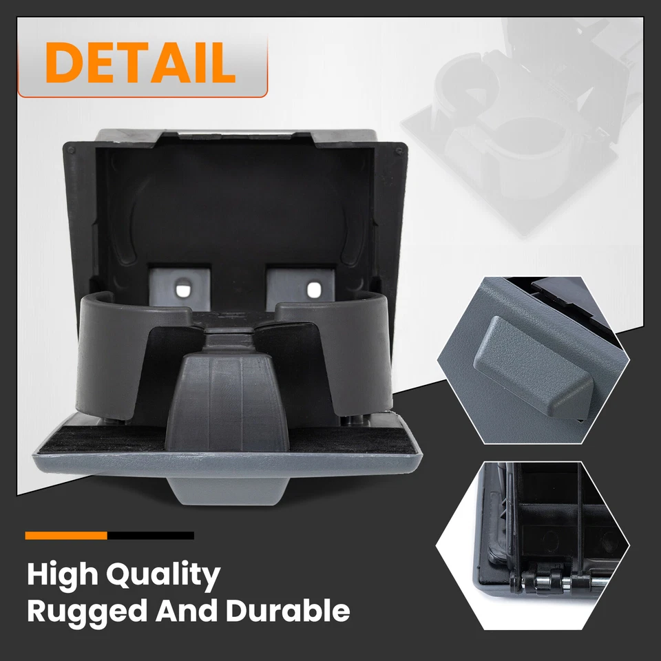 FOR FORD F250 F350 F450 F550 SUPER DUTY 2012-2016 DASH BOARD CUP HOLDER GRAY Foto 3 de 4