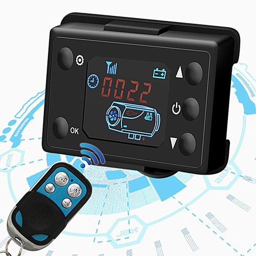 Car Air Diesel Heater LCD Switch Parking Controller 4 Button Remote Control Kit - Picture 3 of 7