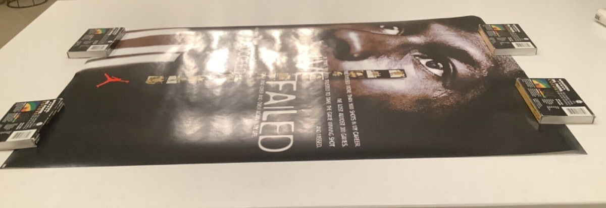 Original 1998 Michael Jordan Nike Poster 