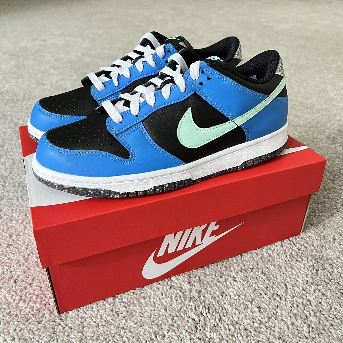 Nike Dunk Low SE Crater Photo Blue Black Light Mint Foam