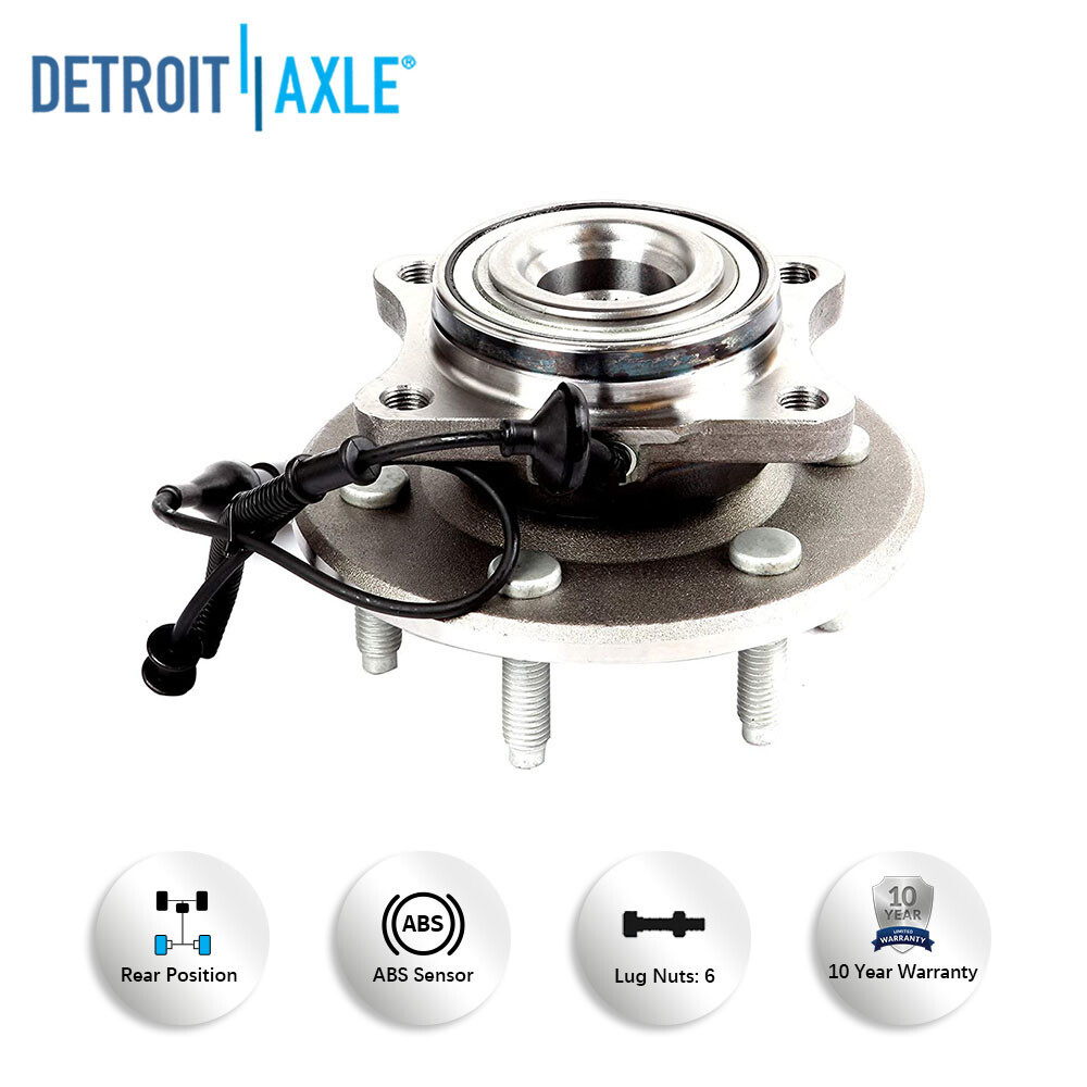 Set of (2) New REAR Wheel Hubs and Bearings for Ford Expedition