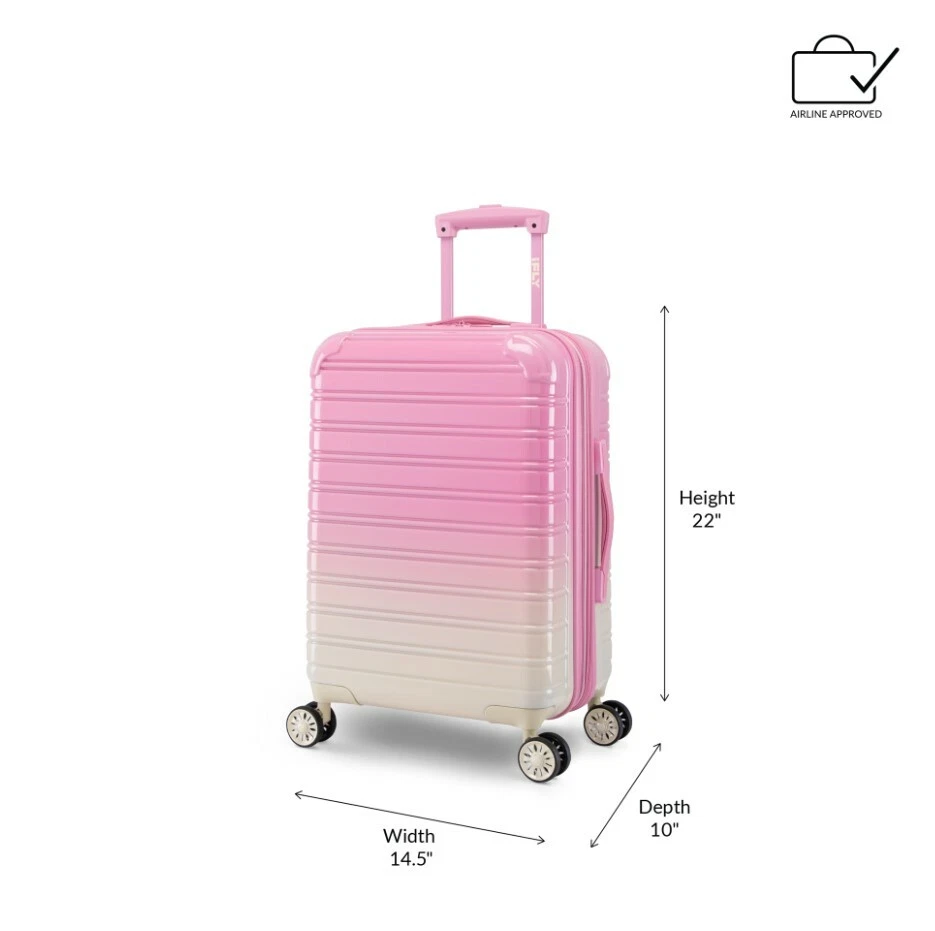 IFLY Hardside Fibertech Carry On Luggage 20, Sunny Sky