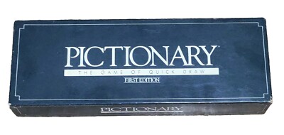 Pictionary The Game of Quick Draw First Edition 1985 COMPLETE Vintage