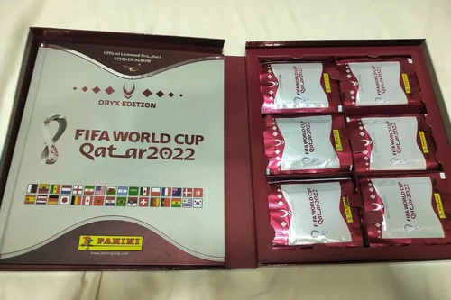 Panini FIFA 2022 QATAR Limited edition Swiss TREASURE BOX Hard Cover ORYX SUISSE