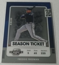 2021 Panini Contenders Optic FREDDIE FREEMAN Season Ticket Base #15 Braves