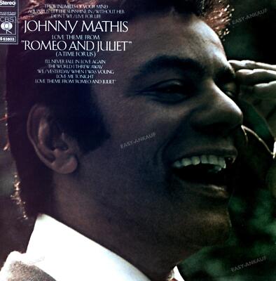Johnny Mathis - Love Theme From ''Romeo And Juliet'' (A Time For Us) LP 1969 '