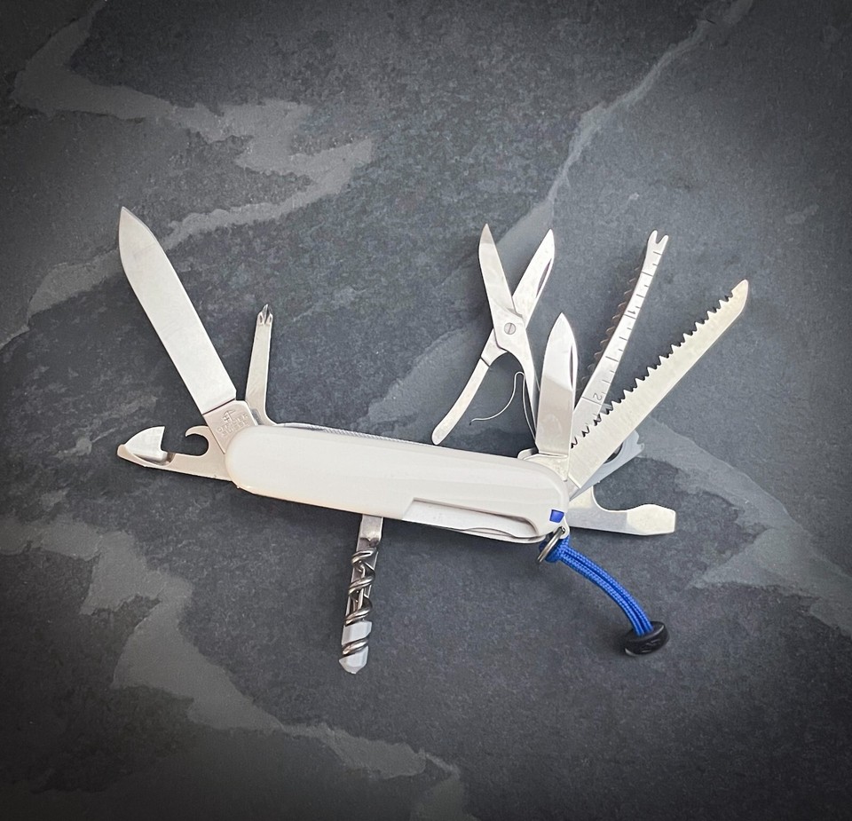 Victorinox Workchamp Swiss Army Knife Red, White And Blue! eBay