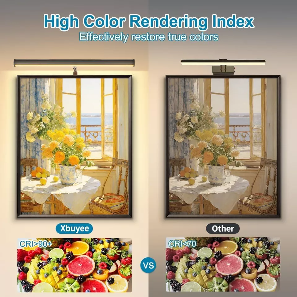 LED Picture Lights for Paintings Plug in Adjustable Art Light Gallery Wall LighT - Image 4 of 4