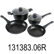 6 PC Nonstick Forged Aluminum Induction Pots & Pans