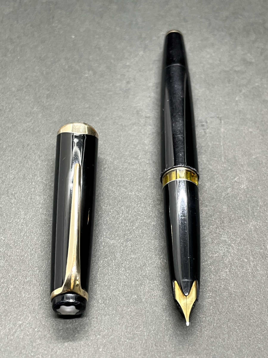 Excellent] MONTBLANC No.14 BlackGT Vintage PistonFiller Fountain