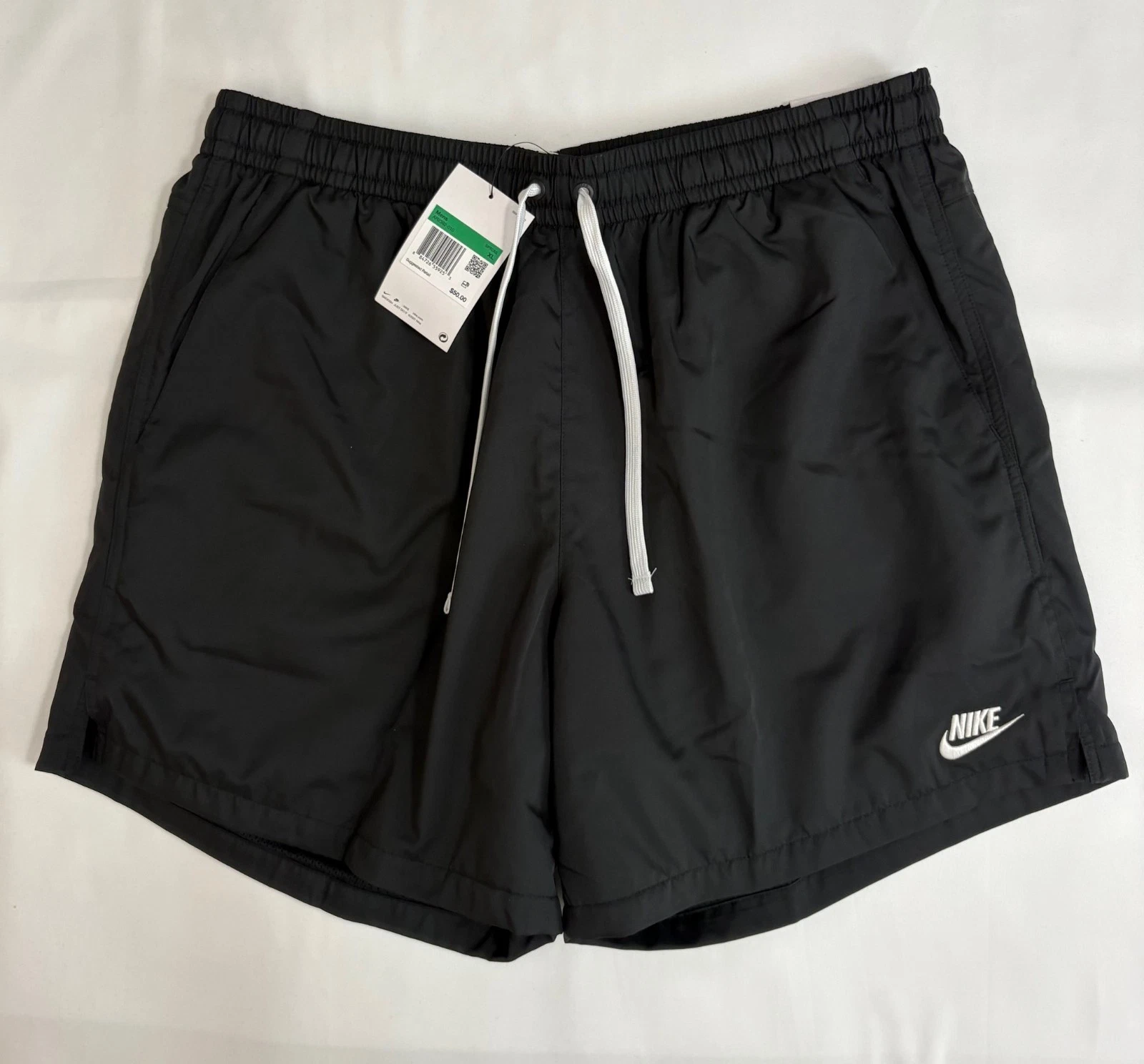 Nike Sportswear Men's Black Woven Shorts Sz XL Mesh Lined NEW AR2382-010