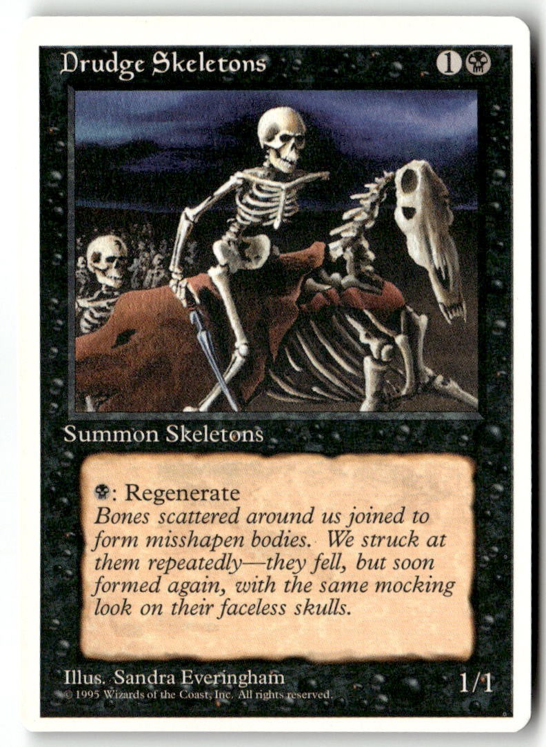 Drudge Skeletons 133 - Fourth Edition - MTG - NM