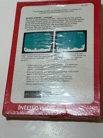 Original SEALED 1982 Shark! Shark! video game Intellivision CIB + 1987 catalog