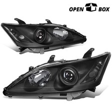 Open-boxpair Black Clear Projector Headlight Lamps For 2007-2009 Lexus Es350