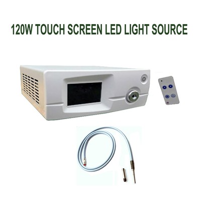 120W LED Cold Light Source for Karl Storz Wolf Endoscope, AC 110-240V with Light