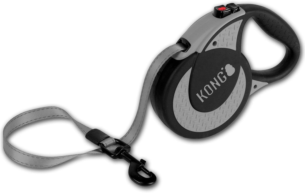 Ultimate Retractable Dog Leash, Extra Large, Grey, 5M Tape