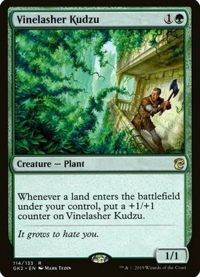 X 1 Vinelasher Kudzu NM-M Ravnica Allegiance 114 MTG Magic The Gathering