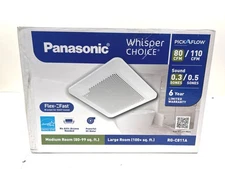 Panasonic Whisper Choice DC Pick A Flow 80/110 CFM Bathroom Exhaust Fan New