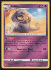 ARBOK SHINING LEGENDS 37/73 REVERSE HOLO UNCOMMON SLG POKEMON TCG CARD LP