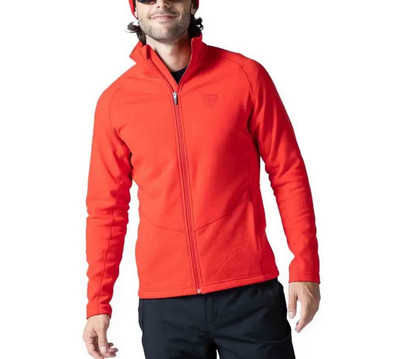 NEW Rossignol Classique Clim RED Men's Jacket Fleece XL