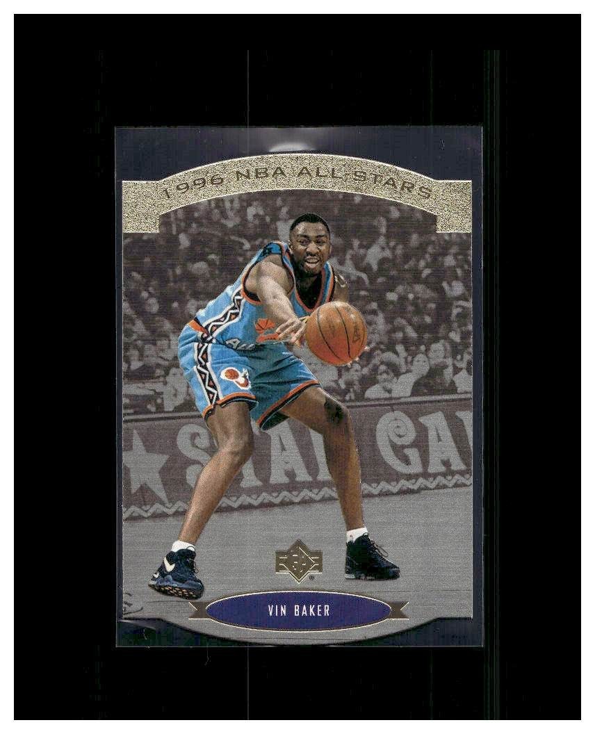 1995-96 SP - NBA All-Stars Die-Cut Vin Baker #AS6 Gold