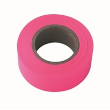 IRWIN Tools Strait-Line Flagging Tape 150 FT Glo Pink Marking Tape Roll 65603
