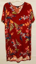 Christian Siriano Women’s Size XL Short Sleeve Floral Pattern Dress