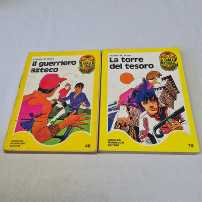 (Dixon) Aztekenkrieger + Schatzturm Mondadori gelb der Jungen 19 46