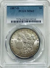 1887 O Morgan Silver Dollar PCGS MS62 Better Date Morgan