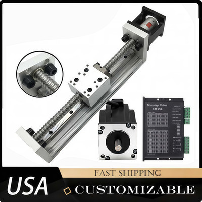 Linear Actuator Nema23 slide table kit motion system 60kg load for 3D printer