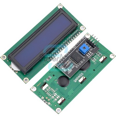 16X2 Character 1602LCD Blue Display Module 5V IIC/I2C Serial Interface Board