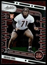 2024 Panini Absolute Amarius Mims Rookie Cincinnati Bengals #118