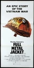 FULL METAL JACKET Original Daybill Movie Poster Stanley Kubrick Matthew Modine
