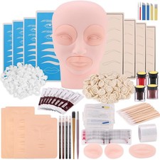 Microblading Supplies, Microblading Kit, Microblading Practice Skin with Micr...