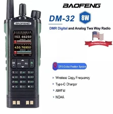 BAOFENG DM-32UV DMR Walkie Talkie Digital Simulation GPS/APRS UHF VHF Radio 