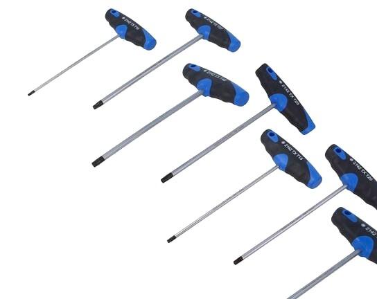 Wrench: Torx®-Set; TX10,TX15,TX20,TX25,TX27,TX30,TX4 - GEDORE-3037401 | EU Stock-image