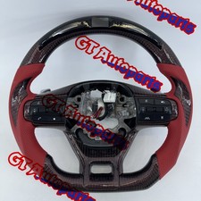 Fit For Kia K5 2021-2026 With Trim Led Custom Carbon Fiber Steering Wheel