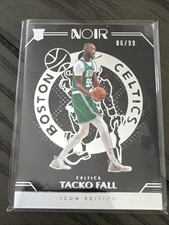 2019-20 Panini Noir - Rookies Icon Edition Tacko Fall #185 /99 (RC)