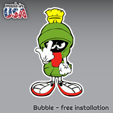 MARVIN THE MARTIAN FLIP OFF USA DECAL STICKER CAR TRUCK WINDOW LAPTOP WALL JDM