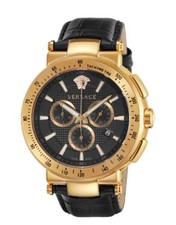 Versace Mystique Sport Watch Leather Strap From Japan