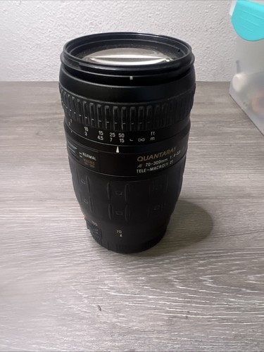 Teleobiettivo macro Quantaray AF 70-300mm 1:4-5.6 LD - testato