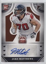 2014 Crown Royale Rookie Signatures Retail Bronze 72/75 Jake Matthews Auto 10k8