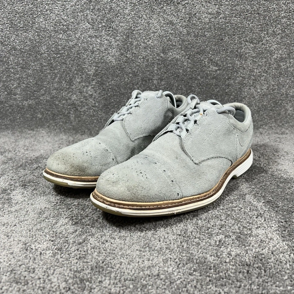 Zapatos de golf Nike Lunar Clayton 628535-002 para hombre talla 12 gris gamuza usados Foto 4 de 4