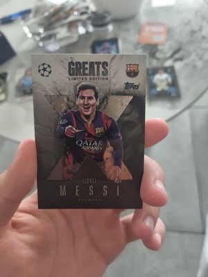 TOPPS MATCH ATTAX EXTRA 2025/26 - LIONEL MESSI - X GREATS LIMITED EDITION CARD