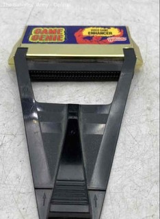 Nintendo Entertainment System Black Video Game Genie Enhancer Cartridge Adapter